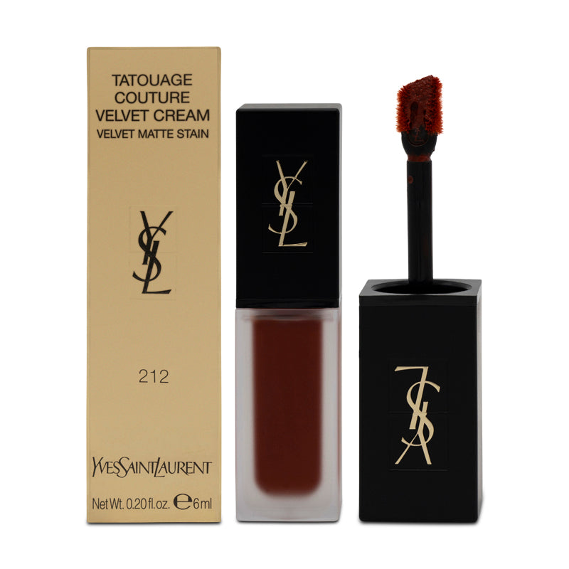 YSL Tatouage Couture Liquid Lipstick 212 Rouge Rebel (Blemished Box)