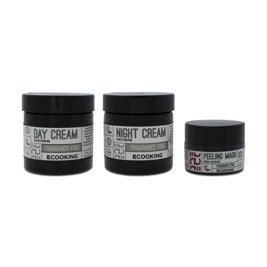 Ecooking Skincare Day Cream Night Cream & Peeling Mask (Blemished Box)