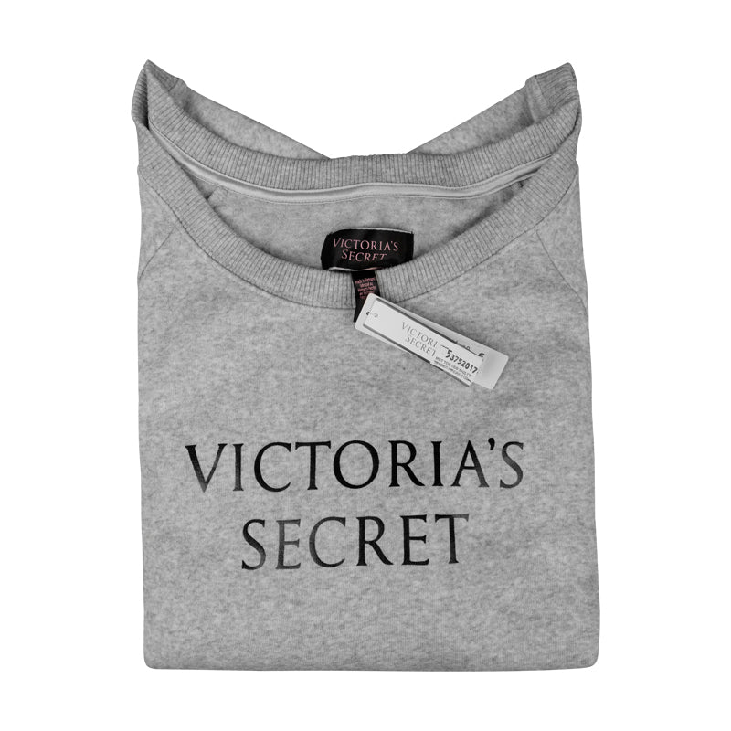 Victoria's Secret Off-Shoulder Sweatshirt | Grey