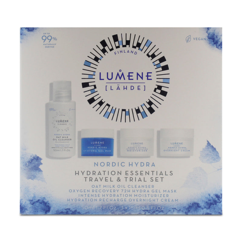 Lumene Nordic Hydra Hydration Essentials Travel & Trial Skincare Gift Set