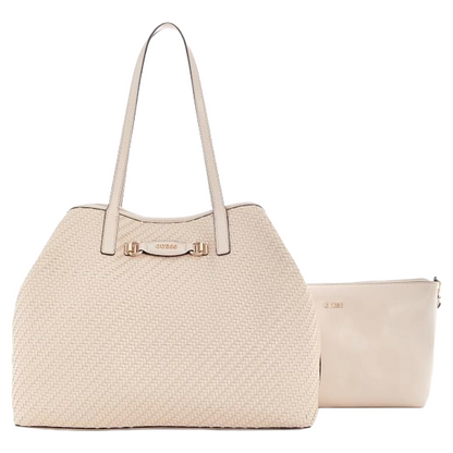 Guess Women's Vikky II Shopper/Tote Bag Shell Rose