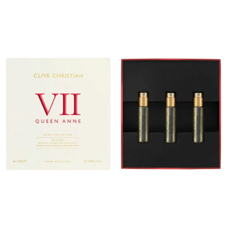 Clive Christian VII Queen Anne Noble Collection 3 x 7.5ml Travel Refill Vials