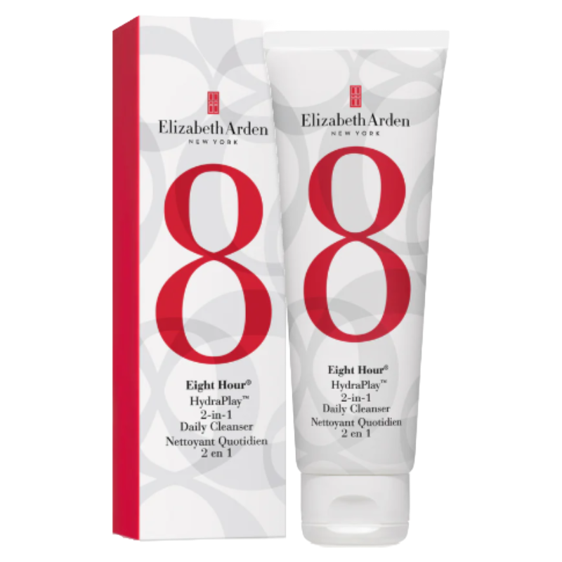 Elizabeth Arden Eight Hour Hydra Play 2-In-1 Daily Cleanser 125ml (Blemished Box)