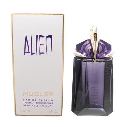 Mugler Alien 60ml Eau De Parfum Refillable (Blemished Box)