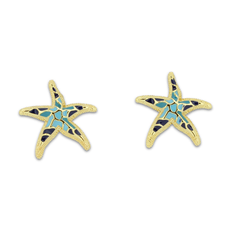 Khloelle Gold Starfish Earings LC0070865