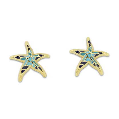 Khloelle Gold Starfish Earings LC0070865