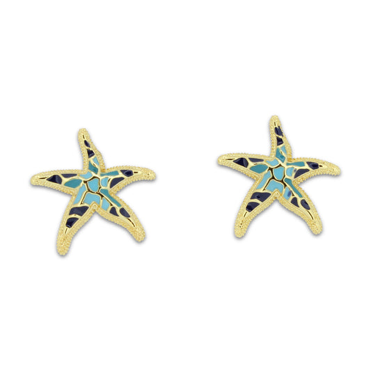 Khloelle Gold Starfish Earings LC0070865