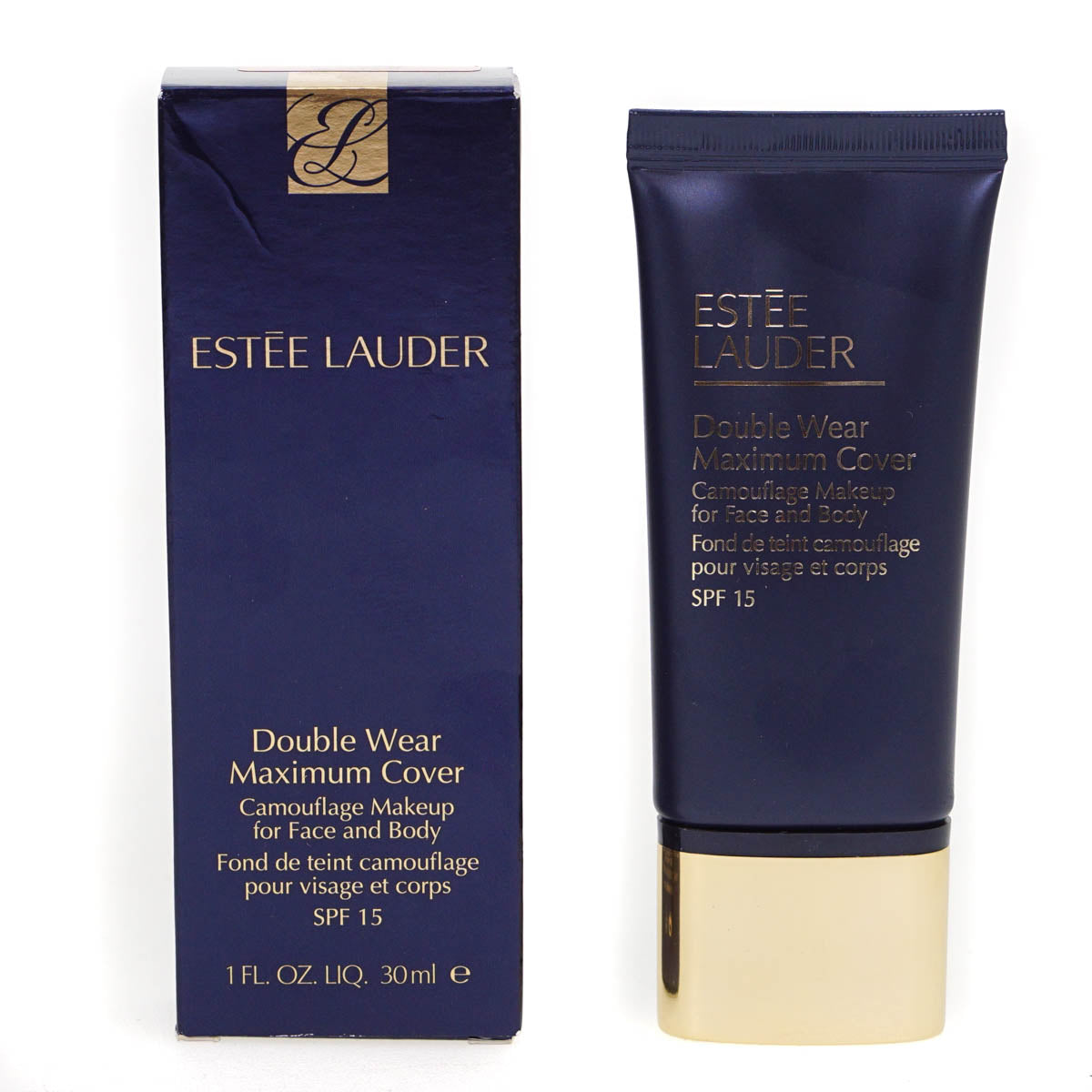 Estee Lauder Double Wear Maximum Cover Makeup Foundation 2W2 Rattan (Blemished Box)