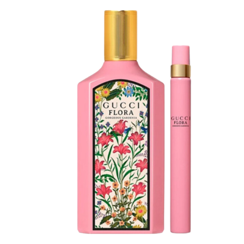 Gucci Flora Gorgeous Gardenia 100ml Eau De Parfum Set
