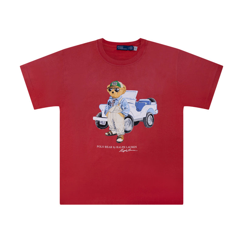 Ralph Lauren Polo Bear T-Shirt Red | Stylish Fit