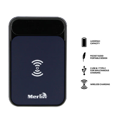 Merlin Flash 4000 Wireless Powerbank