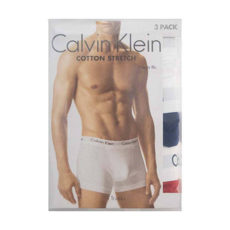 Calvin Klein x3 Cotton Stretch Trunks | Small