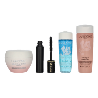 Lancome Beauty Must Haves Essential Travel Set Tonique Confort 50ml Hydra Zen 15ml Hypnose 2ml & Bi-Facil 30ml