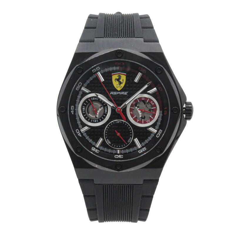 Ferrari Aspire Round Analog Black Men's Watch