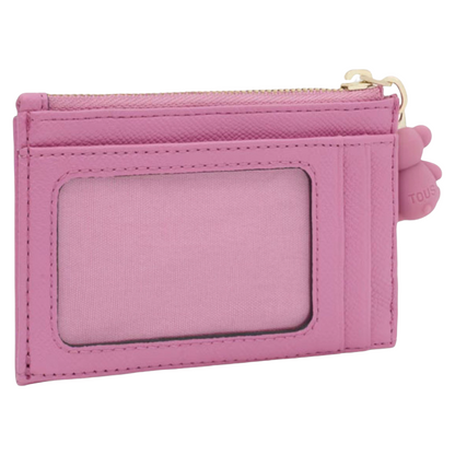 	 Tous Brenda Small Pink Card Holder Wallet