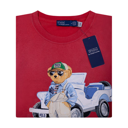 Ralph Lauren Polo Bear T-Shirt Red | Stylish Fit