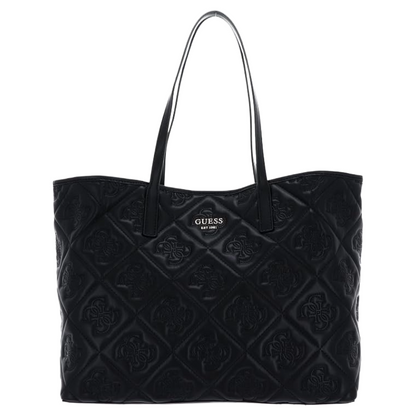 Guess Vikky II Women's Shopper Bag Black Logo & Utensil Bag