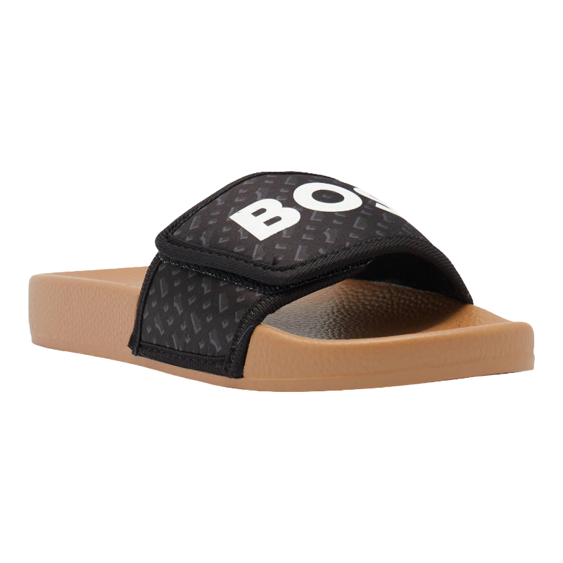 Hugo Boss Boys Flip Flop Sandal Beige/Black