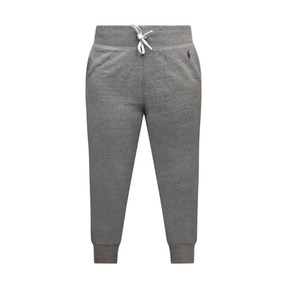 Ralph Lauren Polo Women's Fleece Sweat Pants Jogger Bottoms Grey Heather