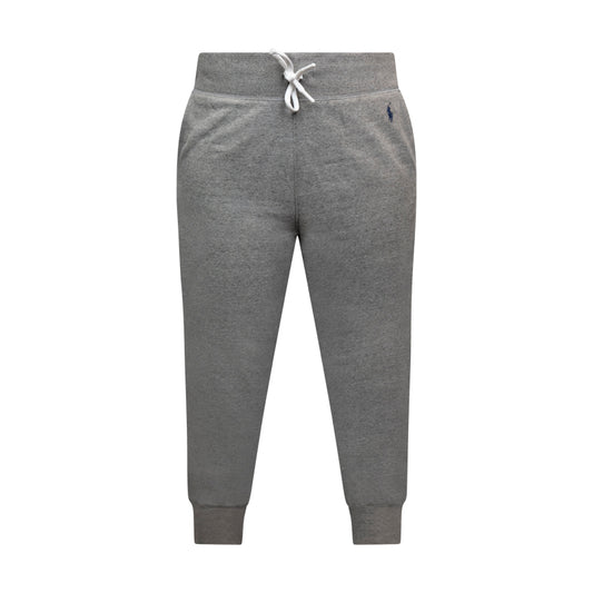 Ralph Lauren Polo Women's Fleece Sweat Pants Jogger Bottoms Grey Heather