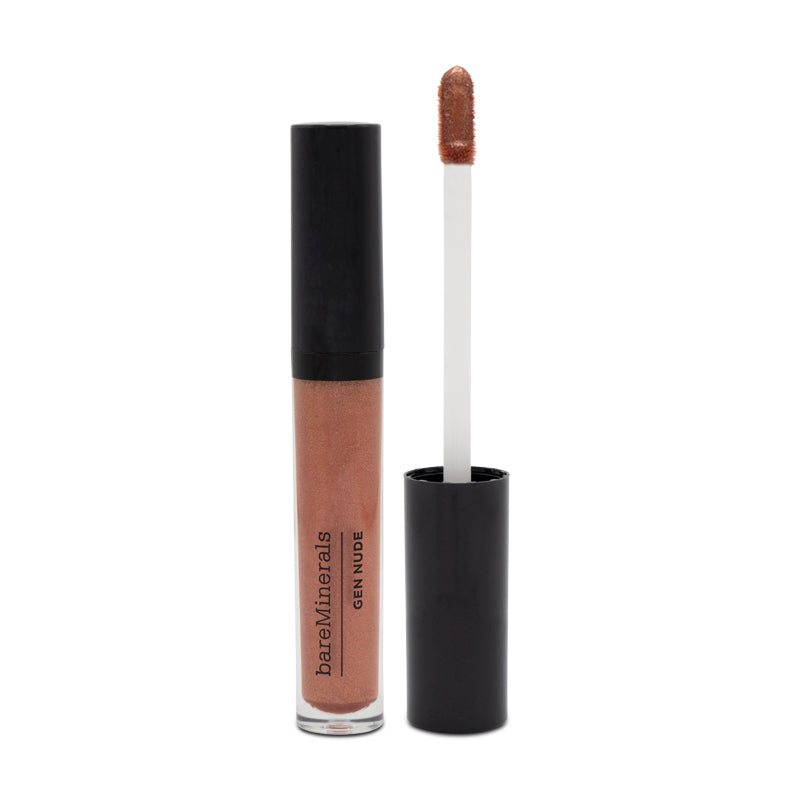 bareMinerals Gen Nude Patent Copper Lip Lacquer Smoky Topaz