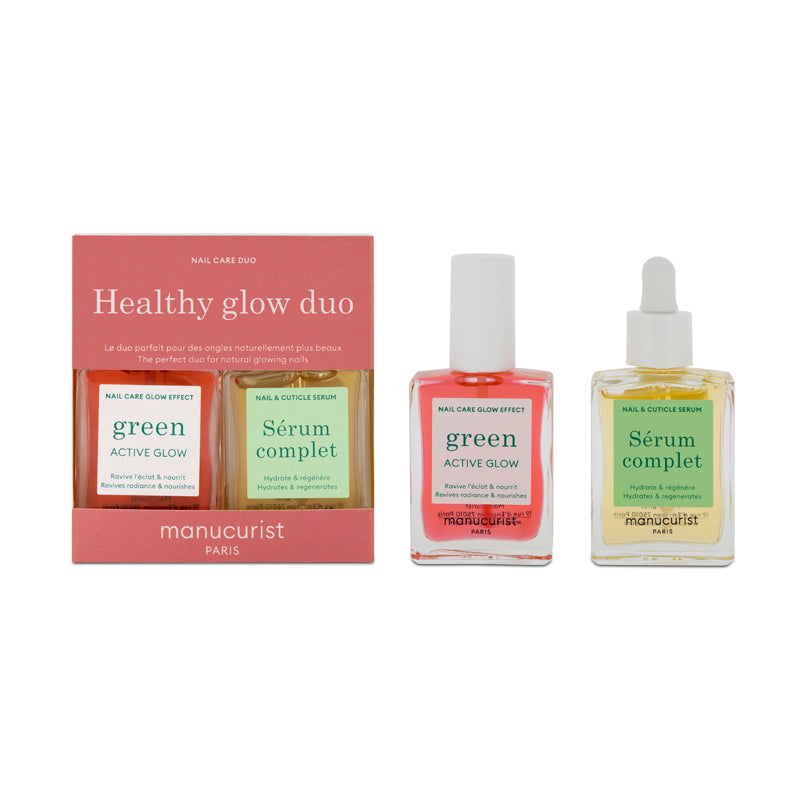 Manucurist Healthy Glow Duo Set Green Active Glow 15ml & Serum Complet 15ml