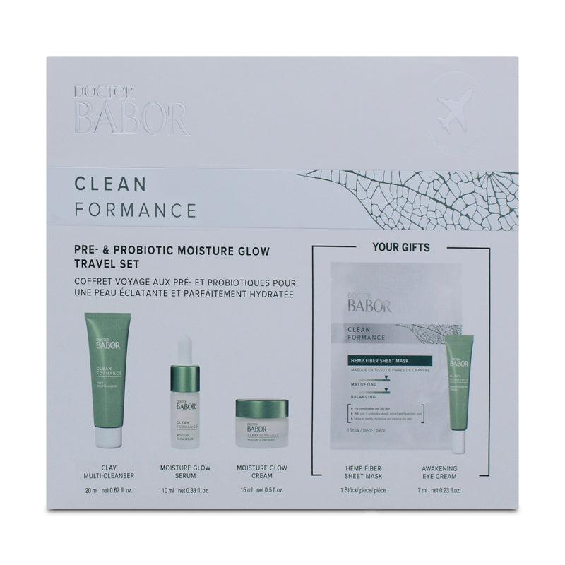 Doctor Babor Clean Performance Pre- & Probiotic Moisture Glow Travel Set