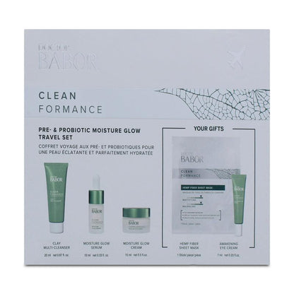 Doctor Babor Clean Performance Pre- & Probiotic Moisture Glow Travel Set