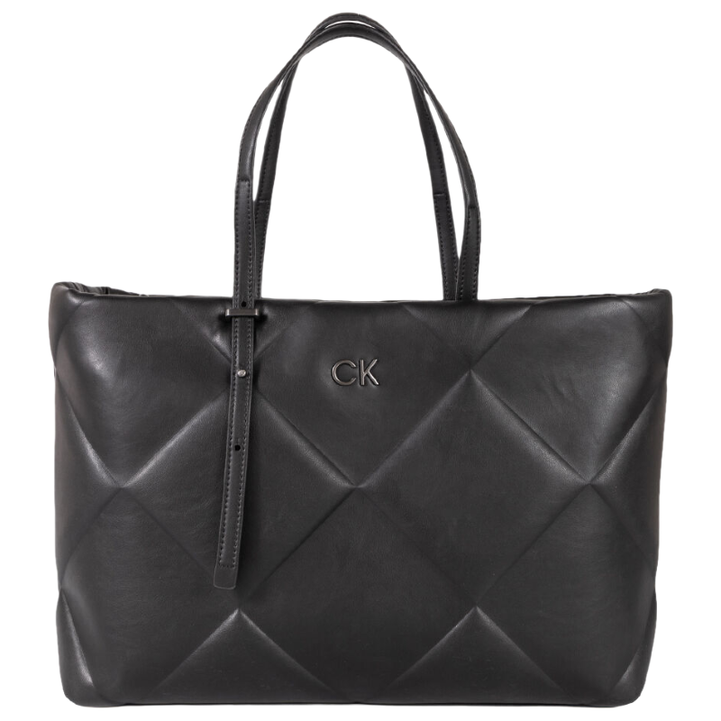 Calvin Klein Re-Lock Quilt Large Tote Bag Black K60K611339