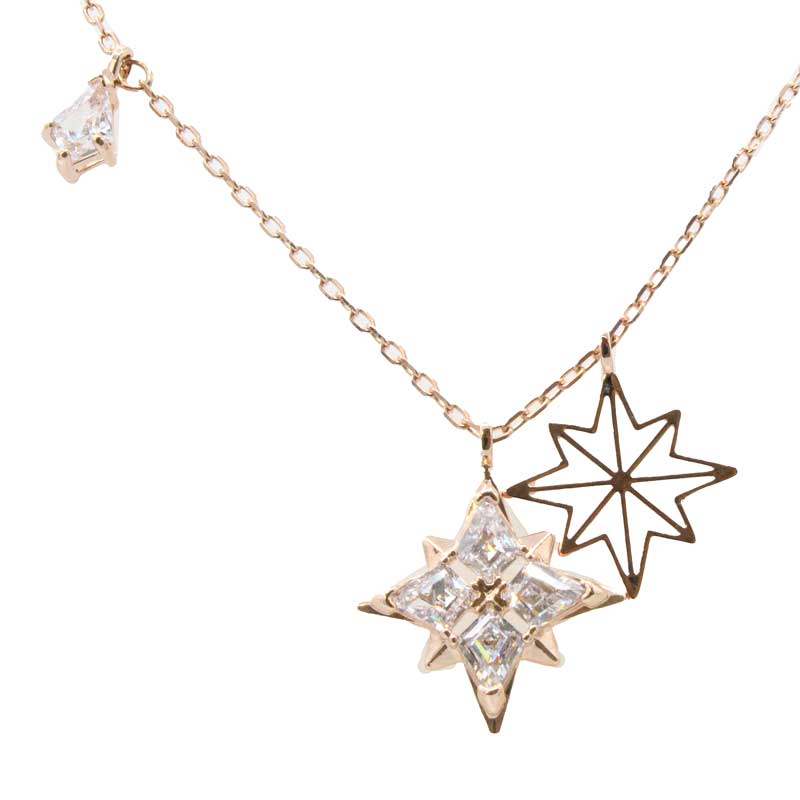 Swarovski Symbolic Rose-Gold Star Pendant 5515975