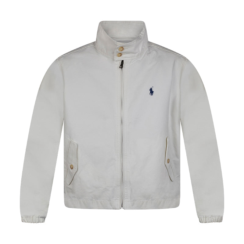 Ralph Lauren Cotton Windbreaker Jacket White