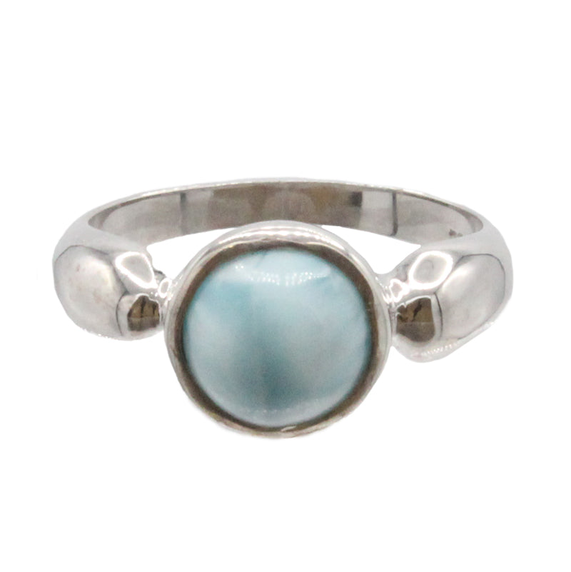 Marahlago Liquido Ring Larimar Sterling Silver Size 7