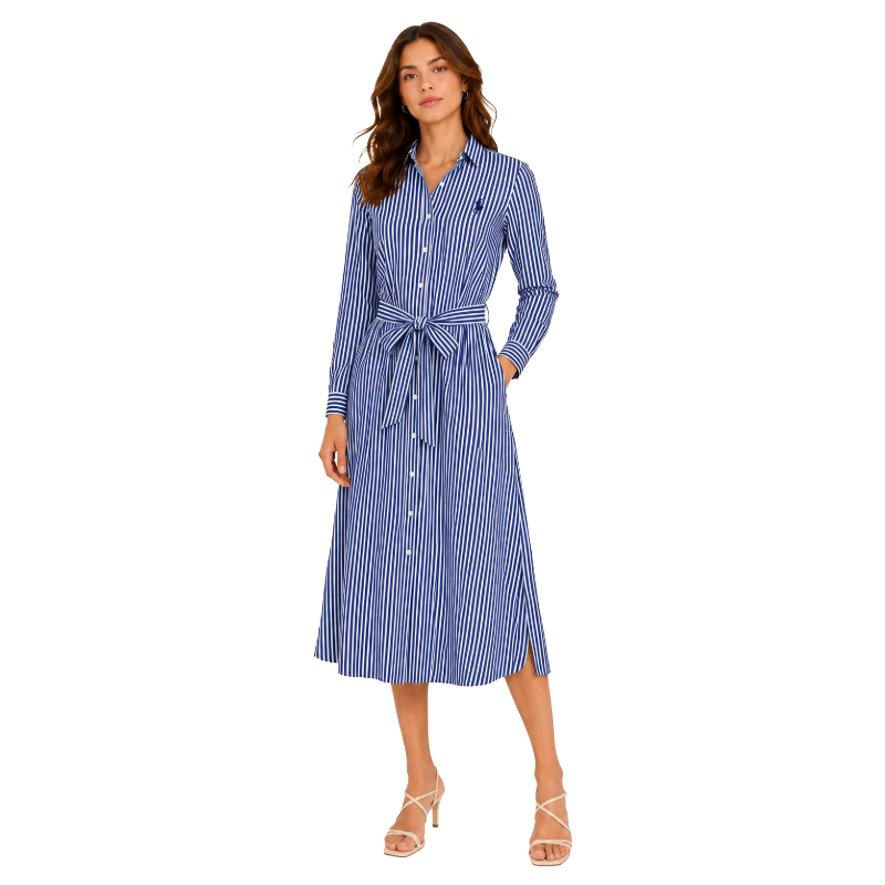 Ralph Lauren Women's Cotton Dress Blue
