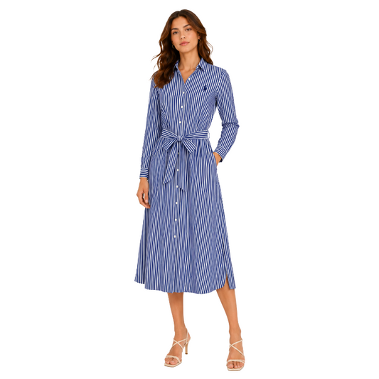 Ralph Lauren Women's Cotton Dress Blue