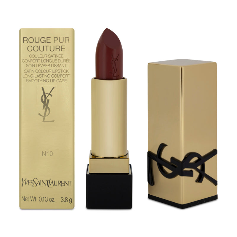 YSL Rouge Pur Couture Satin Lipstick No.10 Nude Stiletto