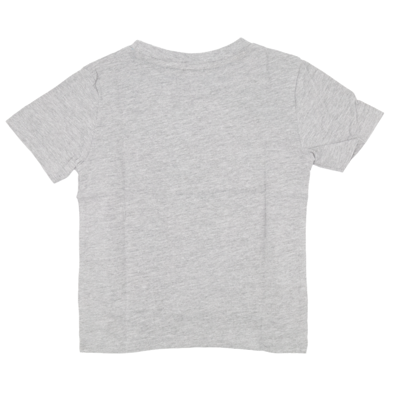 Natural History Museum London Roaring Dinosaur Grey Marl 100% Cotton Kids T-Shirt 1-2 Years