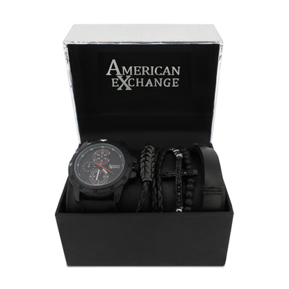 American Exchange Watch and Mixed Bracelets for Men 5465 *Ex-Display*