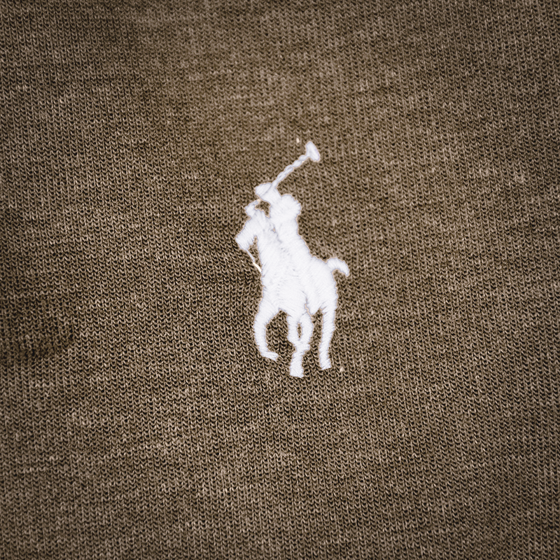 Ralph Lauren Polo Double Knit Sweatshirt Brown  Men's