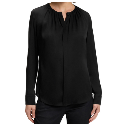 Hugo Boss Women's Silk Blouse Banorah Black 