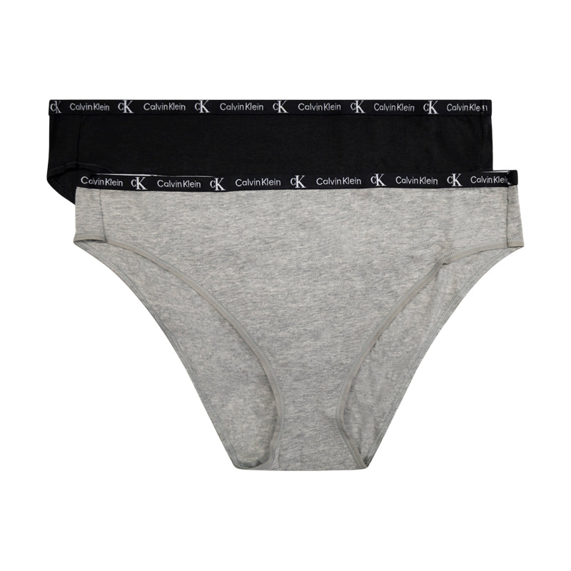 Calvin Klein Cotton Bikini | Black/Grey | Sale