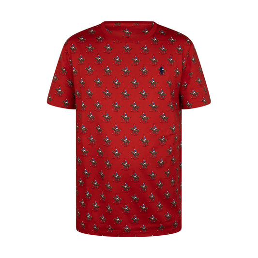 Ralph Lauren Red Slim Fit Polo | Iconic Logo Tee