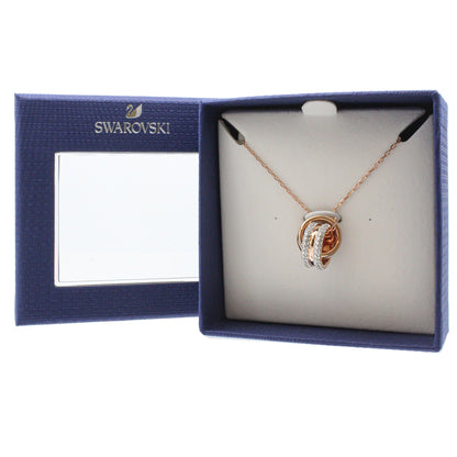 Swarovski Further Rose Gold Pendant Necklace 5259154