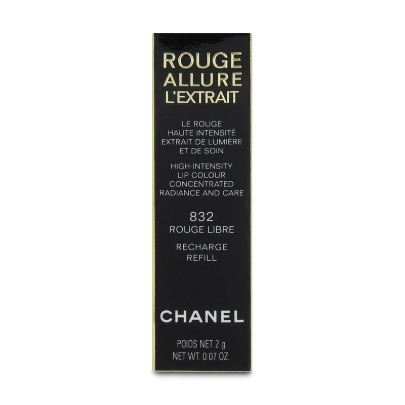 Chanel Rouge Allure L'Extrait Lipstick 832 Rouge Libre Refill