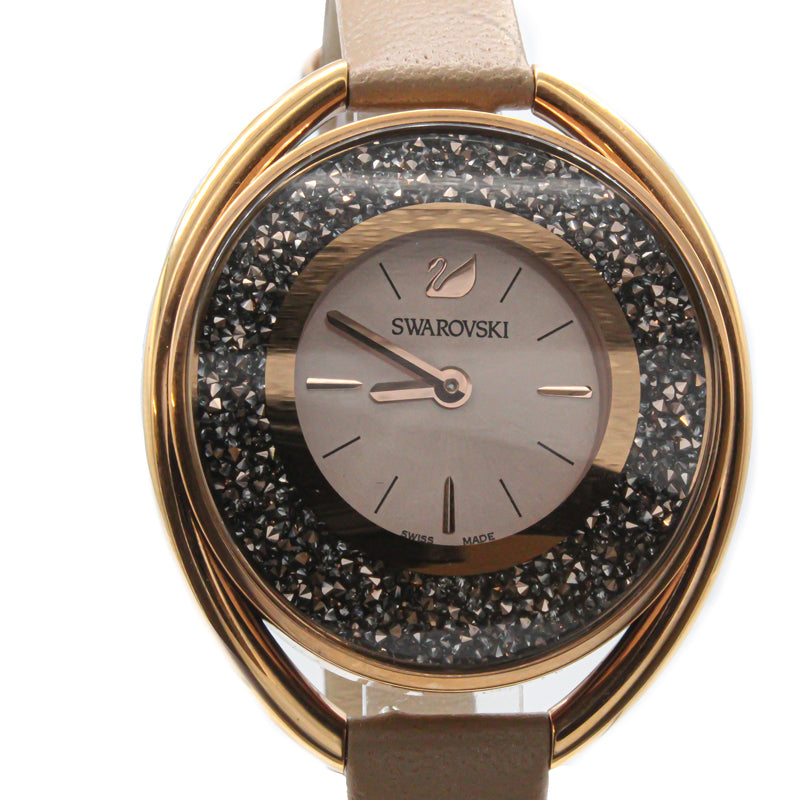 Swarovski Crystalline Oval Watch Rose Gold 5296319