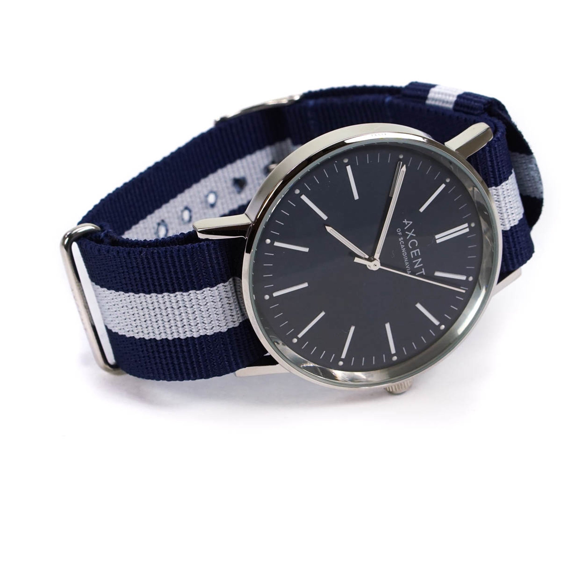 Blue & White Watch Mens Ladies by Axcent Of Scandinavia  X68004-24