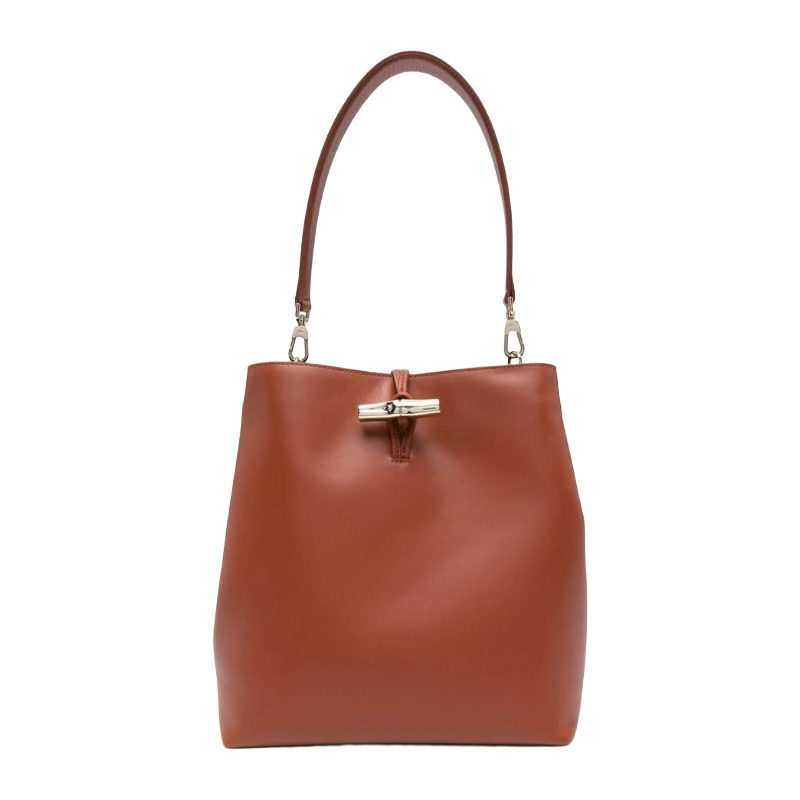Longchamp Le Roseau Shoulder Bag Chestnut