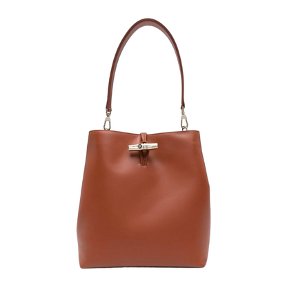 Longchamp Le Roseau Shoulder Bag Chestnut