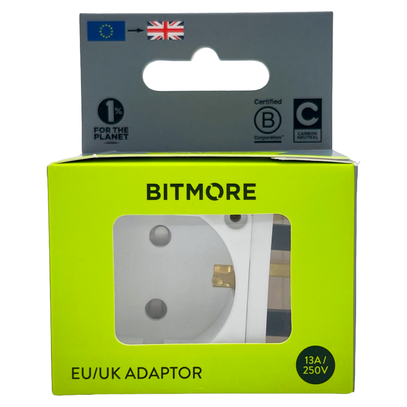 Bitmore EU/UK Plug Adaptor