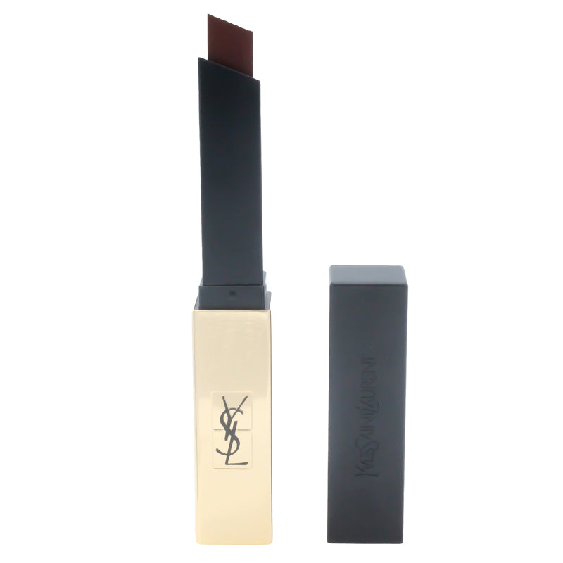 YSL The Slim Leather-Matte Lipstick 22 Ironic Burgundy