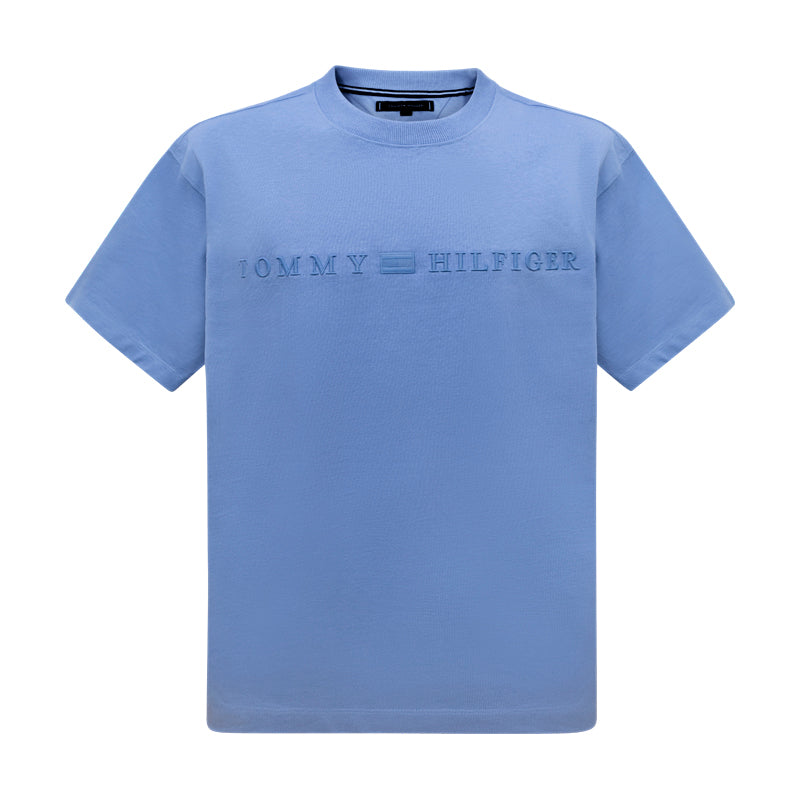 Tommy Hilfiger Archive Logo Cotton Logo T-Shirt Sky Cloud (Blue) Large